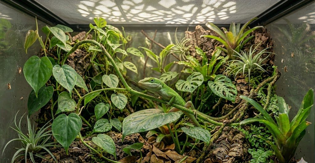 Terrarium adapté au anolis