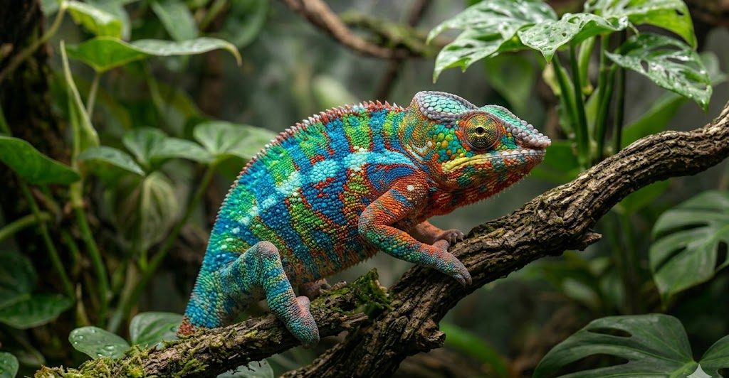 Caméléon panthère