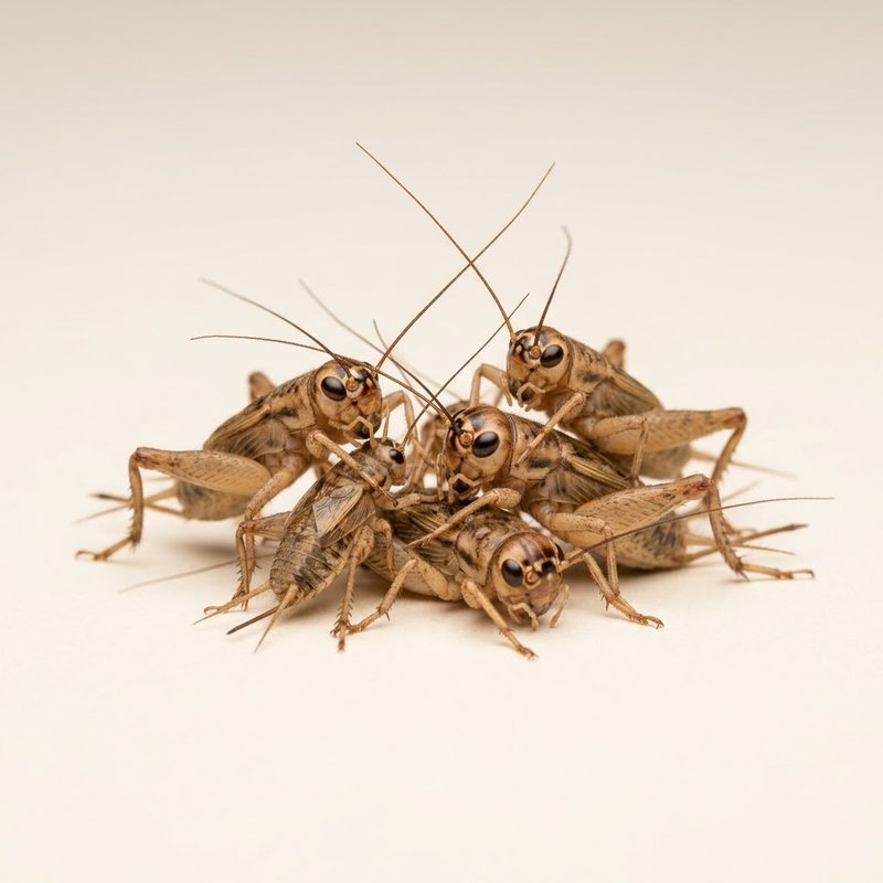 Grillons domestiques (Acheta domesticus)