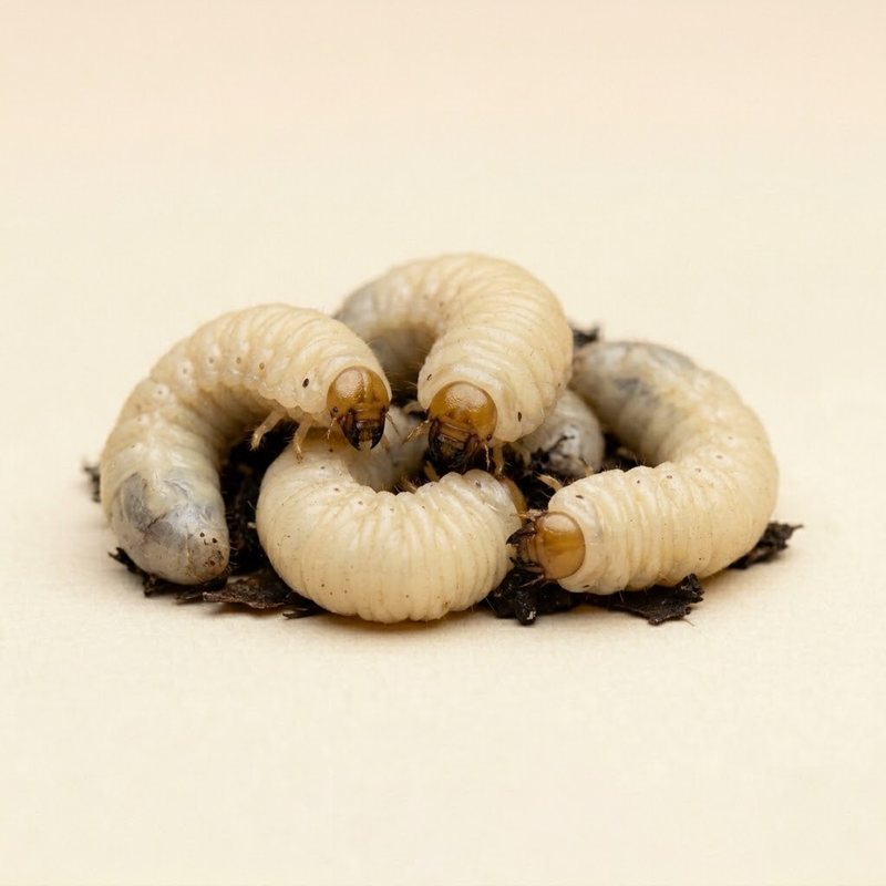 Larves de cétoine (Cetonia / Pachnoda)