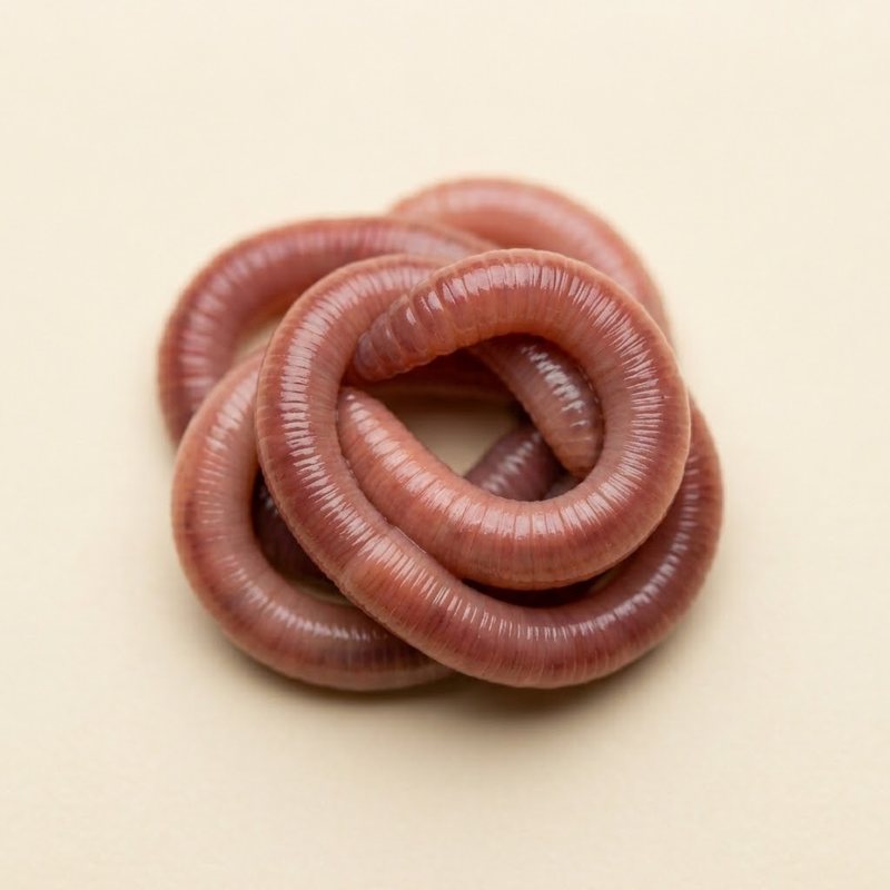 Vers de terre rose (Lumbricus rubellus)