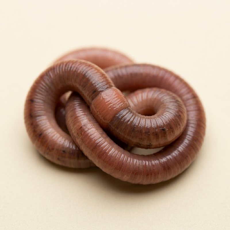 Vers nightcrawlers (Dendrobaena veneta)